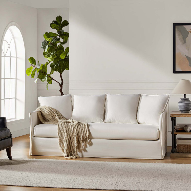 Square arm sofa outlet slipcover